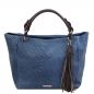 Preview: Tuscany Leather Leder-Shopper Blau Preview: Tuscany Leather Leder-Shopper Blau